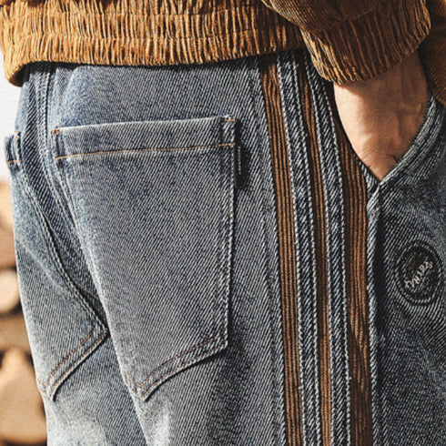 Vintage Line Work Denim Pants P1824